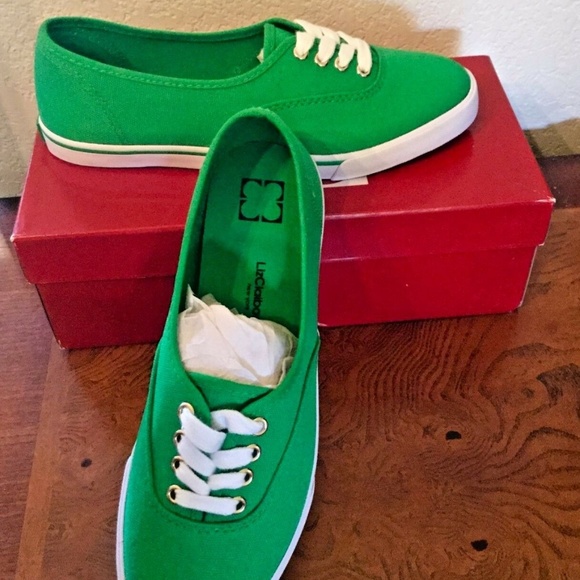 Liz Claiborne New York Shoes - Liz Claiborne Lace Up Classic Canvas Sneakers